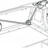 Якорная лебедка ручная Attwood Anchor lift system с роульсом, 13710-4 