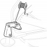 Якорная лебедка ручная Attwood Anchor lift system с роульсом, 13710-4 