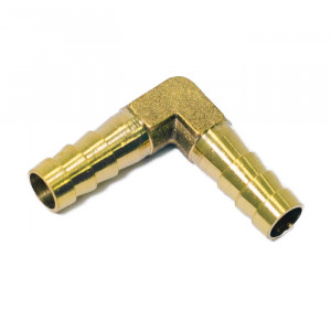 Фитинг топливный угловой SUNFINE 10 мм, латунный