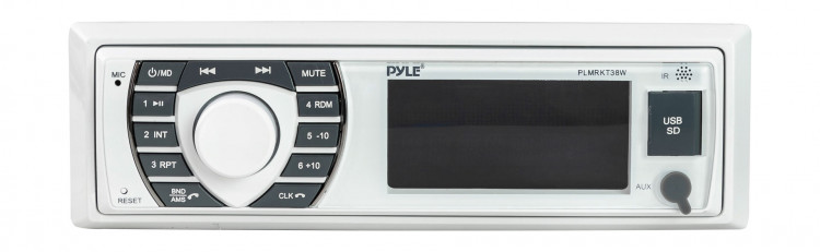 Морская акустика 1DIN PYLE PLMRKT38W, комплект, арт. PLMRKT38W,          PYLE  Морская акустика 1DIN PYLE PLMRKT38W, комплект, арт. PLMRKT38W,          PYLE