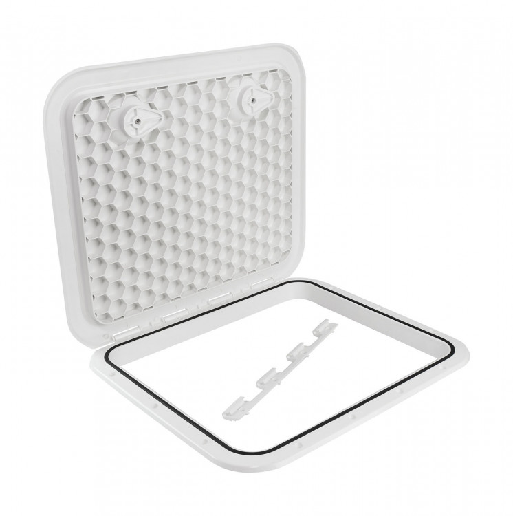 Люк смотровой 458 х 513 мм, белый, арт. SP2451,          CAN-SB 