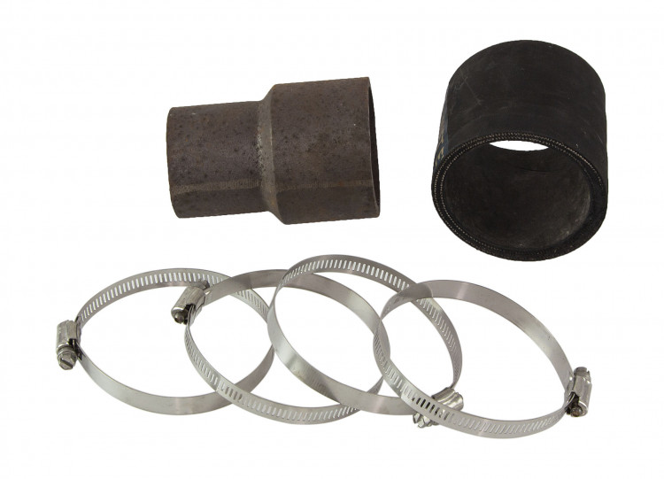 Колено выхлопа с патрубком вход 3" выход 2 3/8" наклон 0, OSCO, арт. CRRHAX2375,          OSCO 