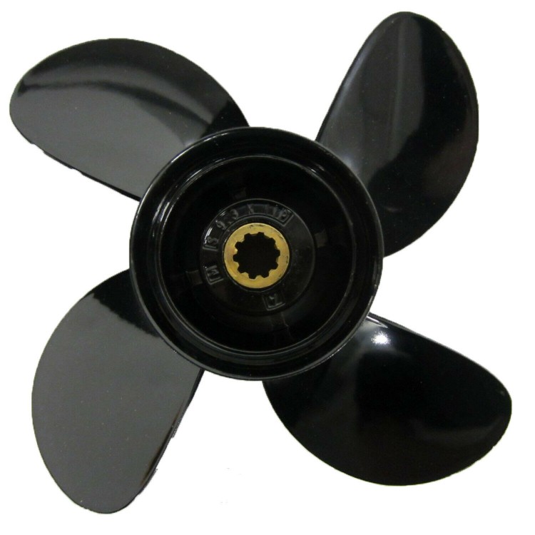 Винт гребной алюминиевый Mercury SpitFire 4-х лопастной 40-60, 4x10.1"x14", арт. 8M8026635,          MERCURY 