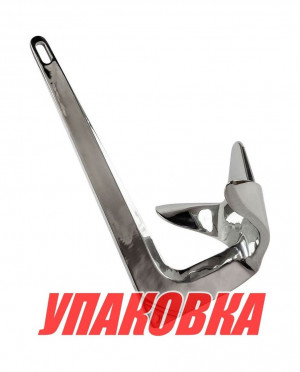 Якорь Брюса 7.5 кг, нержавеющий, Marine Rocket (упаковка из 4 шт.)