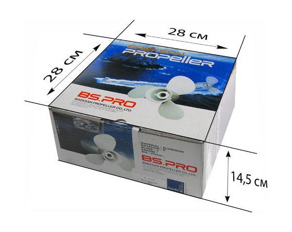 Винт гребной Mercury 8-15;3x9x8,  110150900A0800M, BaekSan, арт.  110150900A0800M,          BaekSan 