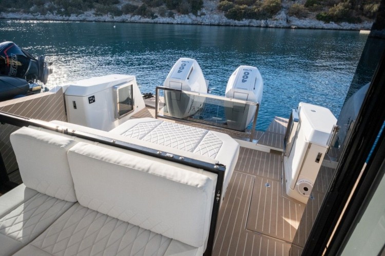 Катер Saxdor 400 GTO с моторами 2х400, арт. KITS003,  