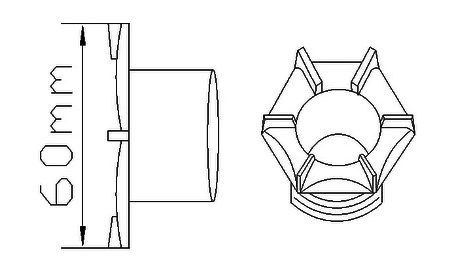 Клапан сливной для лодки ПВХ в сборе, черный, арт. SSCL00018102,          Sun Selection 