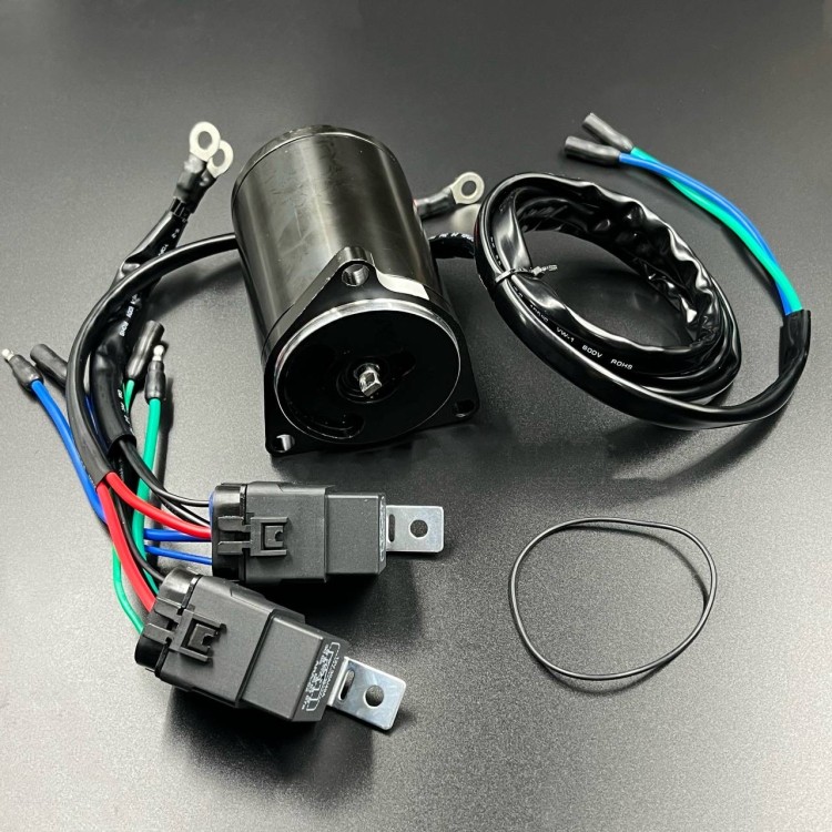 Мотор гидроподъемника Yamaha 60-90 OLD (в комплекте с реле) (WUHU), арт. 6H1-43880-00-K,          WUHU 