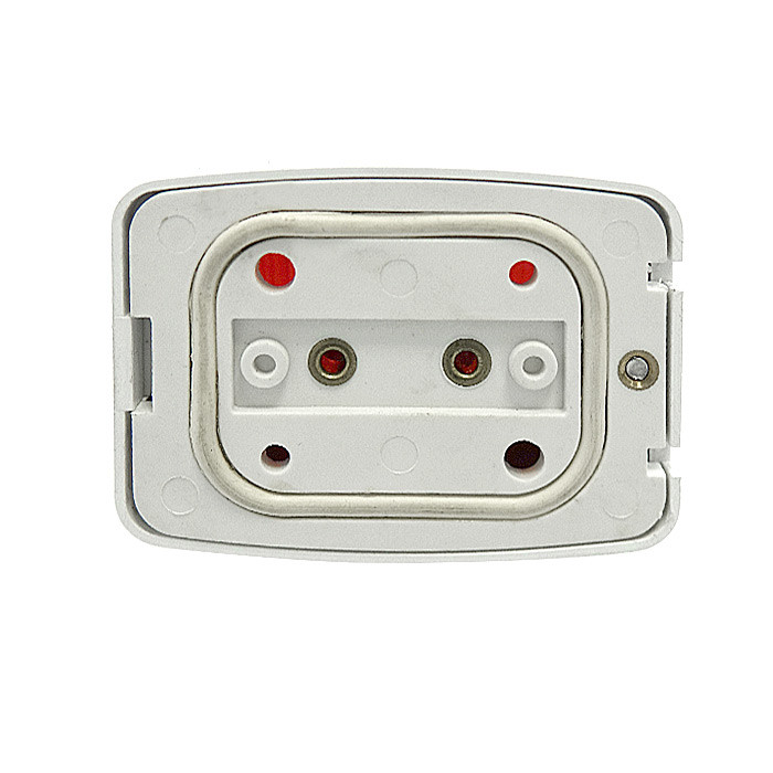 Огонь бортовой красный, белый корпус высота 57 мм, арт. 050217,          Homer  Огонь бортовой красный, белый корпус высота 57 мм, арт. 050217,          Homer