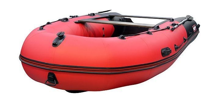 Надувная лодка ПВХ, Хантер 420 Про НДНД, красный/черный, арт. 4202412,          Hunterboat 