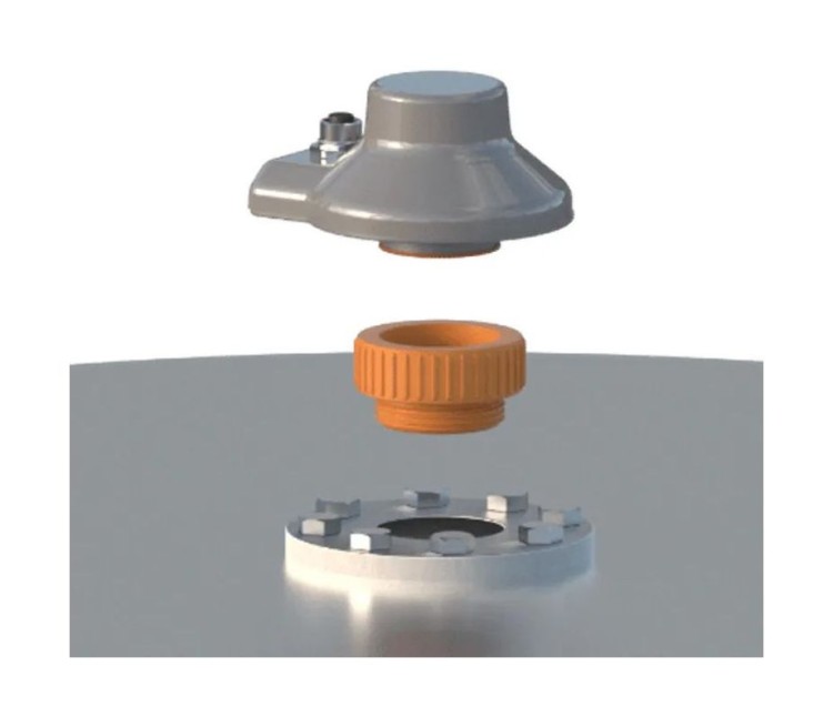 Адаптер к датчикам Gobius на металлический бак с отверстием 1,25, SAE 5, арт. 79060_Gob_C,          Gobius 