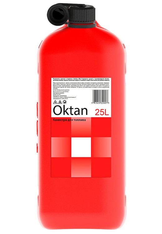 КАНИСТРА OKTAN Oktan Classic, красная , 25 л, арт. 10261415,          Brumex 