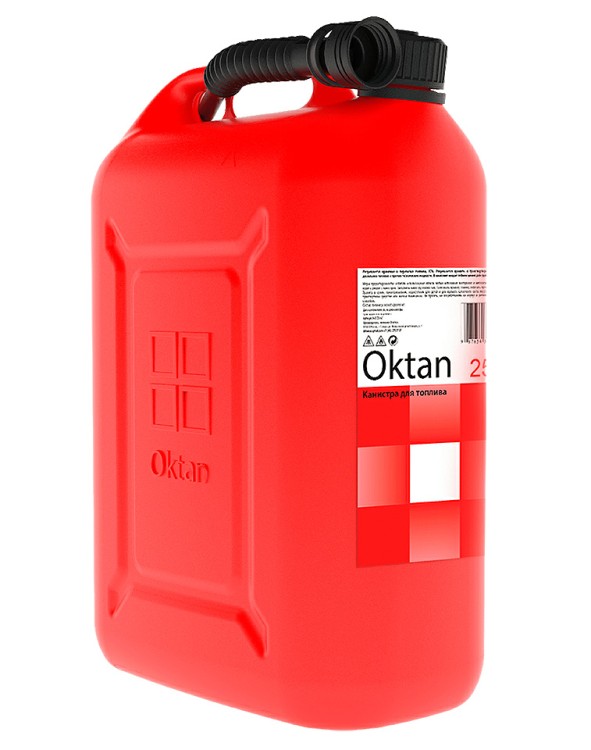 КАНИСТРА OKTAN Oktan Classic, красная , 25 л, арт. 10261415,          Brumex 