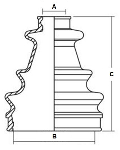 Пыльник шрус AT-03092, арт. AT-03092,          Bronco ATV​ 