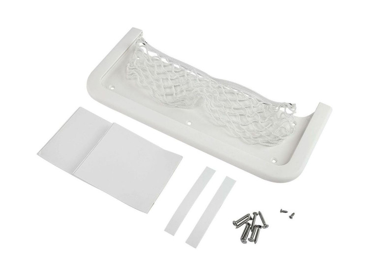 Накладной карман с сеткой 250x115x30 мм, арт. 48-434-11,          Osculati 