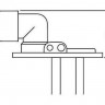 Патрубок заливной горловины бака для подключения топливного шланга д. 38-50-60 мм 