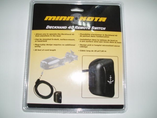 Дистанц. переключ. MINN KOTA 1810150 к DECKHAND 40, арт. MK-DECKHREMSW,          MINN KOTA 