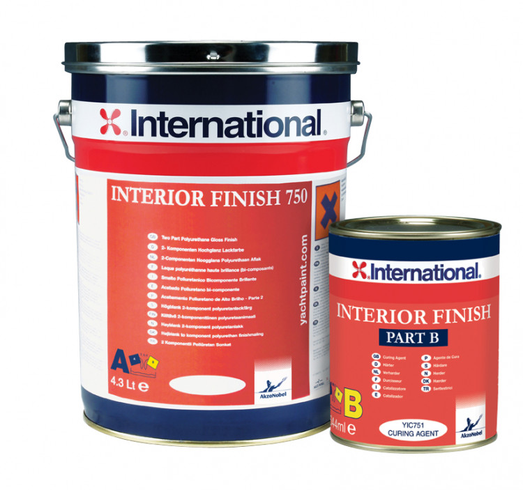 Отвердитель к краске Interior Finish 750 (1л), арт. YIC751/1LT,          INTERNATIONAL 
