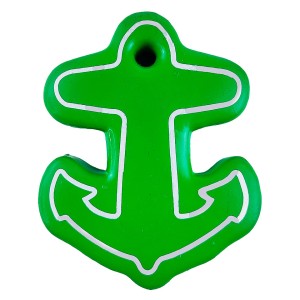 Брелок плавающий "Якорь", зеленый