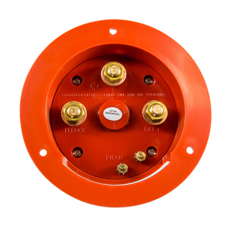 Выключатель массы "OFF-1-BOTH-2" (2 АКБ), 175 А, красный, арт. 10610,          Youthful 