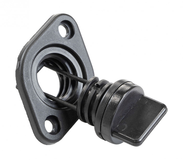 Шпигат пластиковый с резьбовой пробкой 19 мм, арт. CS0001,          Easterner 