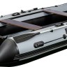 Надувная лодка ПВХ, RiverBoats RB 410 НДНД, серо-оранжевый, арт. RB410NDGO,          RiverBoats 