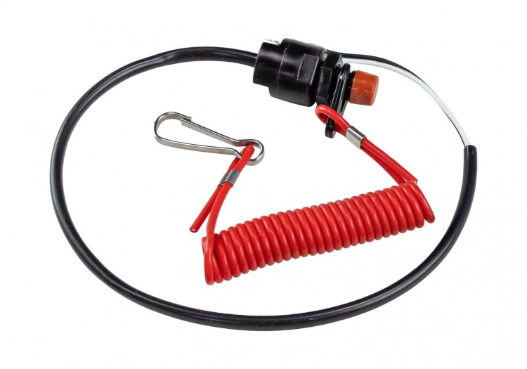 Кнопка аварийной остановки с чекой, 12 В, арт. 4620136040334,          MARINE ROCKET 