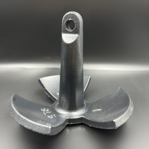 Якорь речной 3-х лепестковый (черный) с ПВХ покрытием 3.6кг (Allshine)