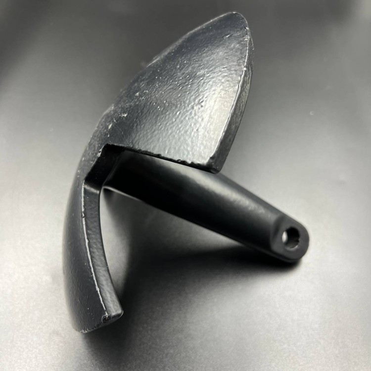 Якорь речной 3-х лепестковый (черный) с ПВХ покрытием 3.6кг (Allshine), арт. Anchor-3-Black-3.6kg_2000000194400,          ALSHINE 