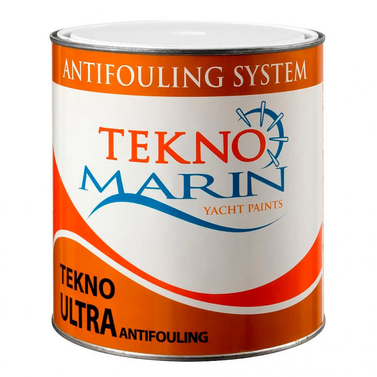 Необрастающая краска синяя Tekno Ultra Antifouling 2.5 л, арт. 10270021,          Tecno Marin 