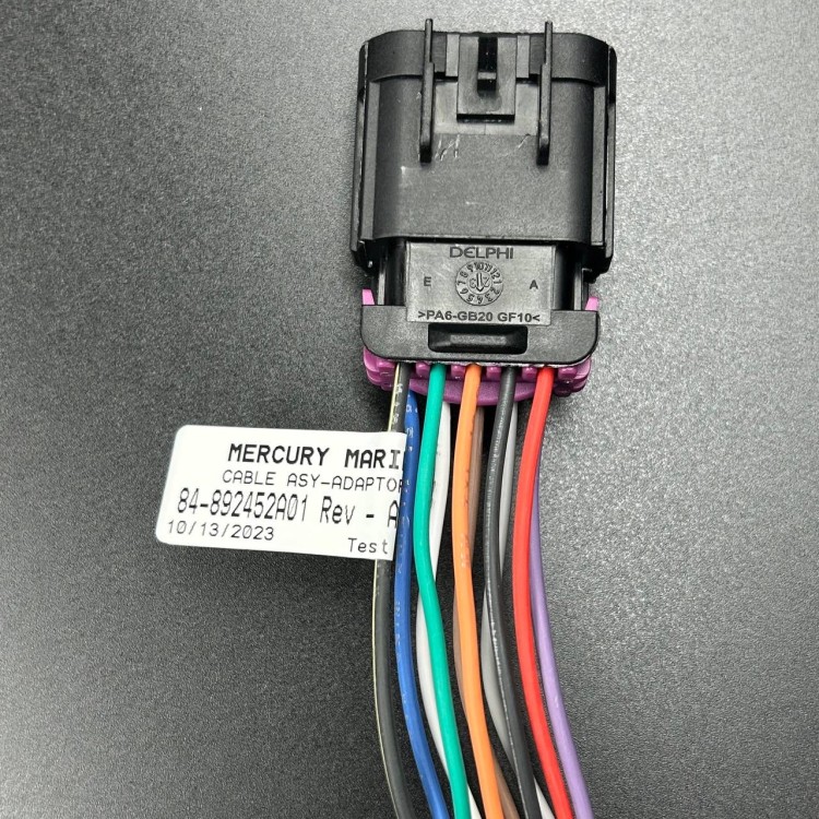 Жгут электропроводки с разъёмами CABLE ASY-MAL/MAL (Quicksilver), арт. 892452T01,          MERCURY 