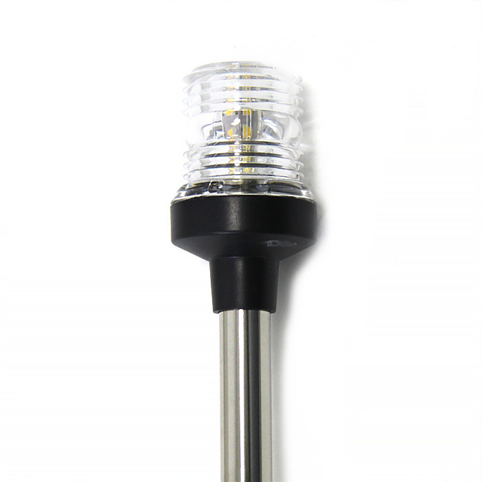 Огонь круговой светодиодный на стойке 905 мм, нержавеющая сталь, арт. B011542-36,          Anheart Marine 