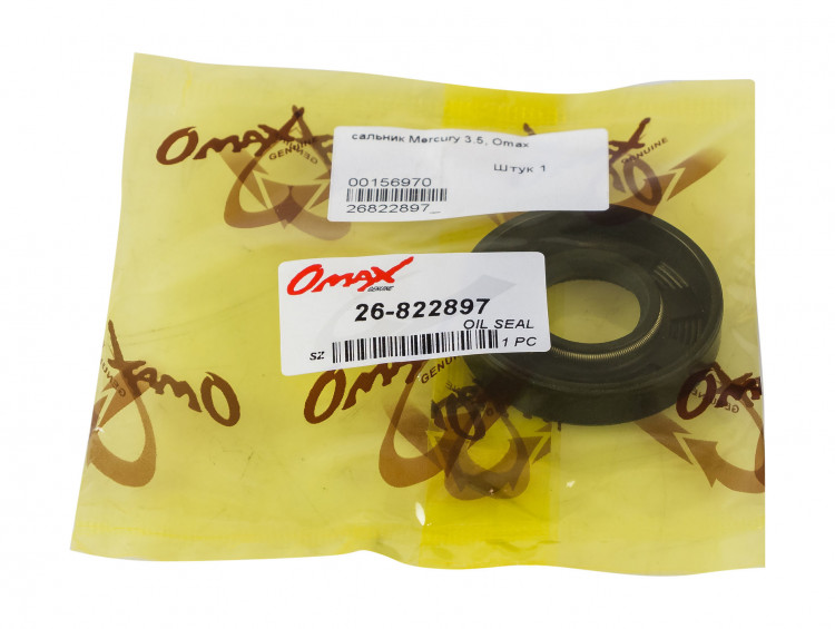 Сальник 17х40х8, Mercury/Tohatsu 3.5, арт. 26822897_OM,          OMAX 