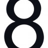 Знак номера 8, черный 