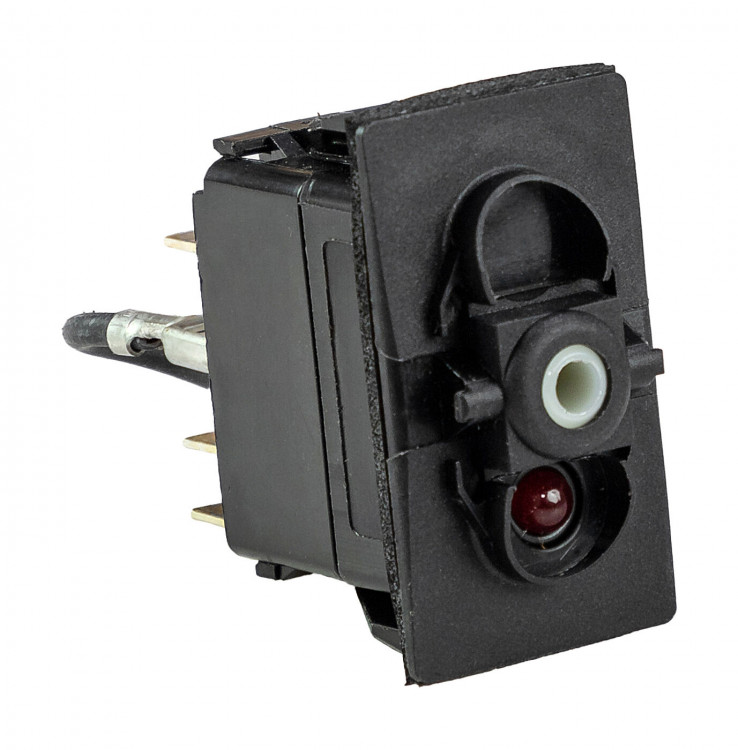 Переключатель трехпозиционный OFF-ON-ON 12В/20А, с подсветкой, ROCA, арт. 466208,          ROCA 