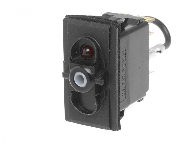 Переключатель трехпозиционный OFF-ON-ON 12В/20А, с подсветкой, ROCA, арт. 466208,          ROCA 