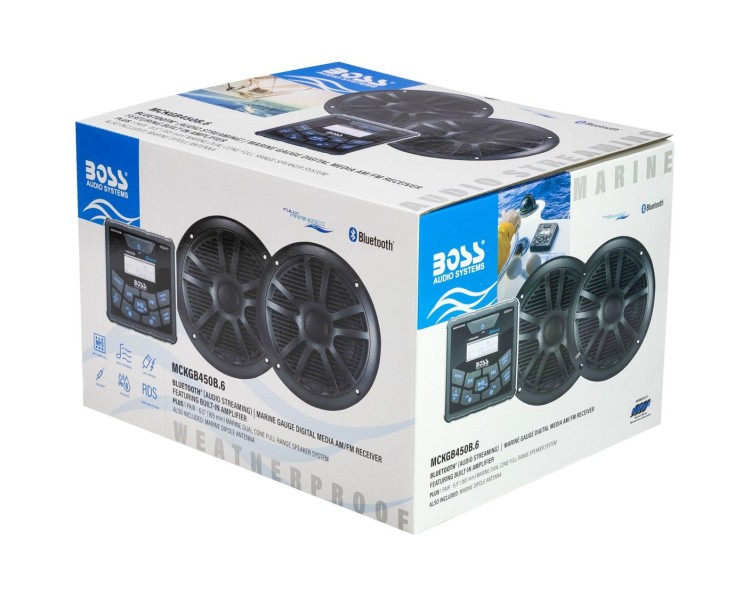 Морская аудиосистема BOSS MCKGB450B.6 (комплект2), арт. MCKGB450B.6,          Boss Audio Systems 