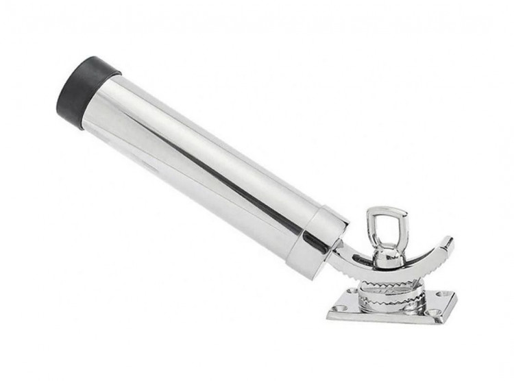 Держатель спиннинга с креплением к борту, нержавеющий, арт. S.M1601-42.5_MR,          Marine Rocket 