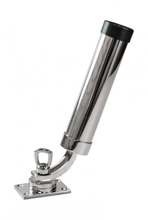 Держатель спиннинга с креплением к борту, нержавеющий, арт. S.M1601-42.5_MR,          Marine Rocket 