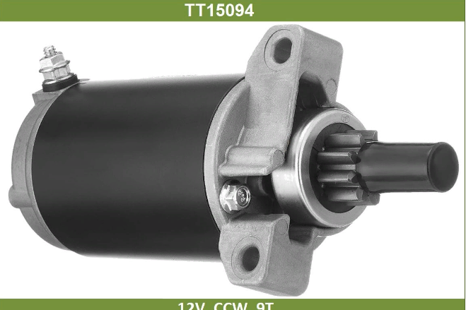 Стартер электрический в сборе для Yamaha F40B, MERCURY - 30/40 EFI/CARB 4-STROKE (3 CYLINDER), 67C-81800-02, 50-893887T, 50-854636, 50-854636T, 50-8591701, 50-884045T, TT15094, арт. TT15094,          TESLA TECHNICS 