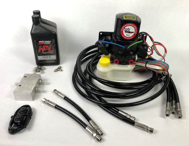 Подъёмник мотора гидравлический 50-500 л.с. вертикальный (Power-Lift) для 2-х моторов, вынос 15 см, указатель, 30", арт. 100106015,          Bob's Machine 