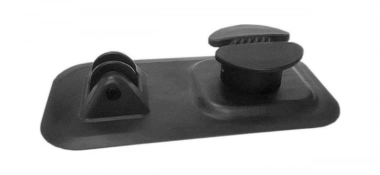 Рым якорный с роликом, для лодки ПВХ, черный, арт. 2049002,          Патриот 