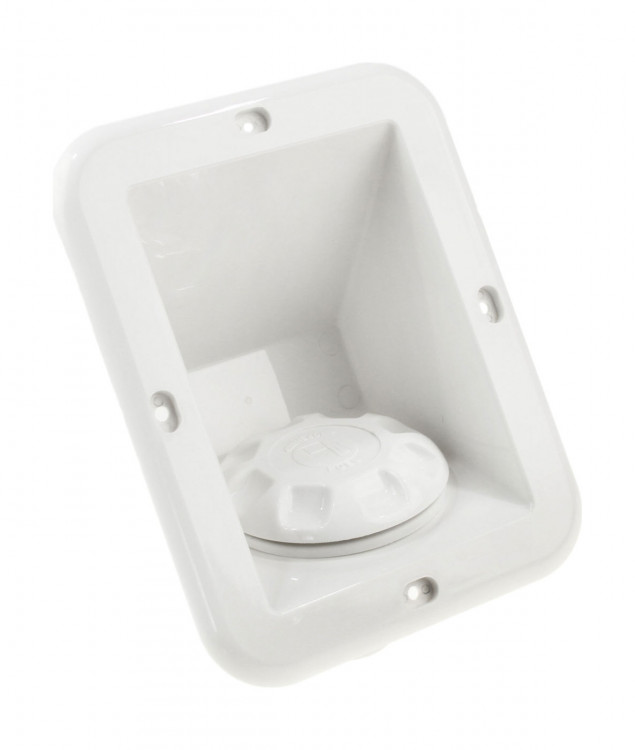 Горловина заливная для бензина в боксе под шланг 38 мм, пластик, арт. NI2425,          CAN-SB  Горловина заливная для бензина в боксе под шланг 38 мм, пластик, арт. NI2425,          CAN-SB