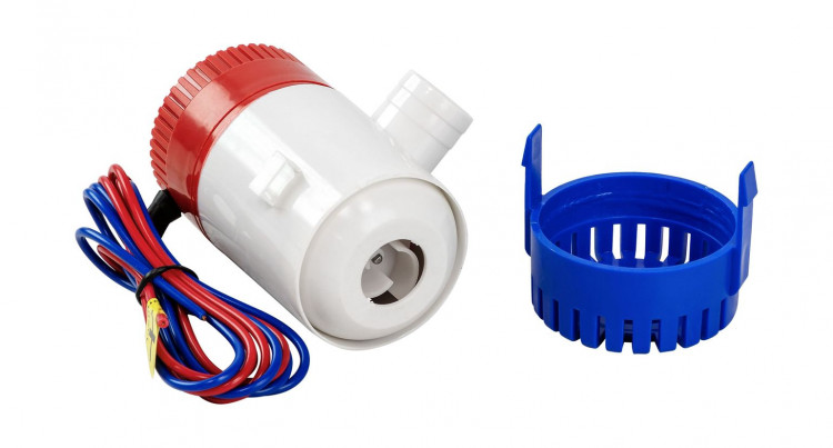 Помпа осушительная Marine Rocket, 750GPH (2838.75 л/ч), 12 В, арт. MR8028-750,          MARINE ROCKET 