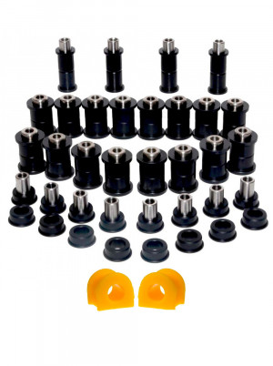 Полный комплект усиленных капролоновых втулок подвески CFM Moto X5/X6/X8 + втулки стабилизатора, CFM12-0084-cap