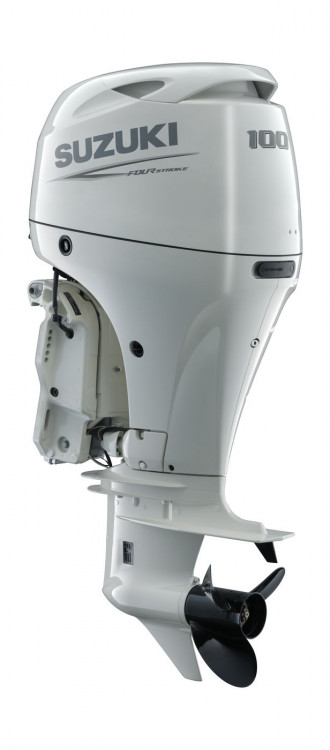 Мотор лодочный Suzuki DF100BTL, белый, арт. DF100BTL_white,          SUZUKI 