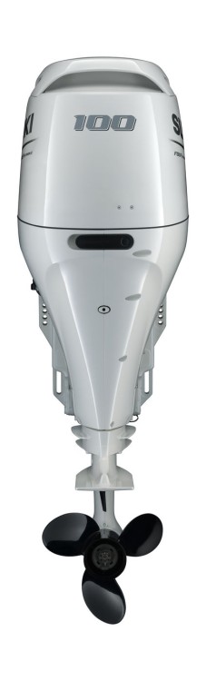 Мотор лодочный Suzuki DF100BTL, белый, арт. DF100BTL_white,          SUZUKI 