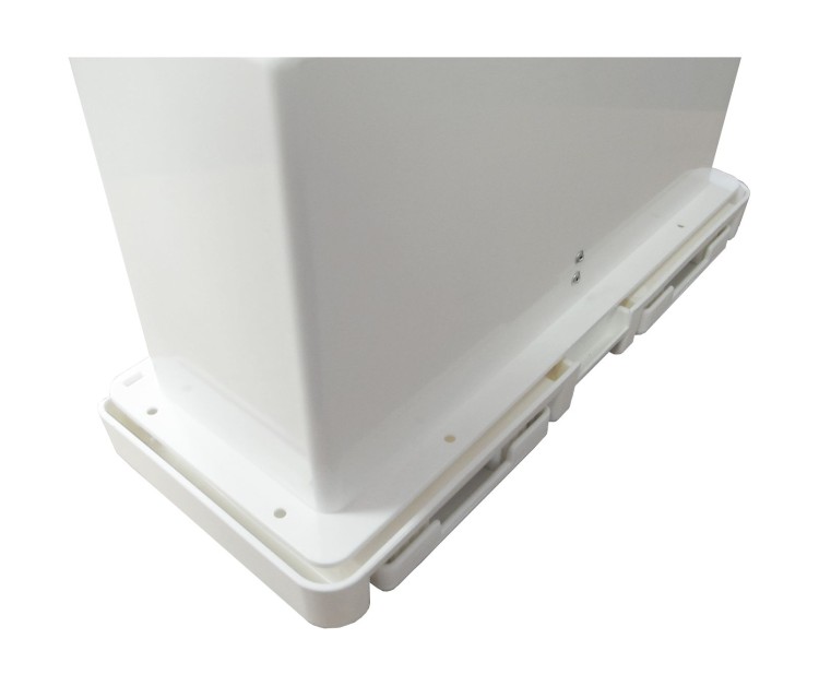 Ящик для мелочей врезной, с замком и складным подстаканником, белый, арт. C12201W,          Easterner  Ящик для мелочей врезной, с замком и складным подстаканником, белый, арт. C12201W,          Easterner