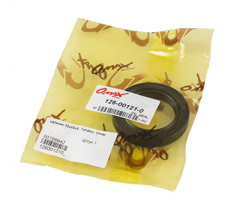 Сальник 30х45х8, Tohatsu/Mercury, арт. 126001210_OM,          OMAX  Сальник 30х45х8, Tohatsu/Mercury, арт. 126001210_OM,          OMAX