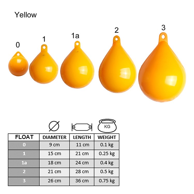 Буй «Float» 21х28 см., желтый, арт. 10005494,          Majoni 